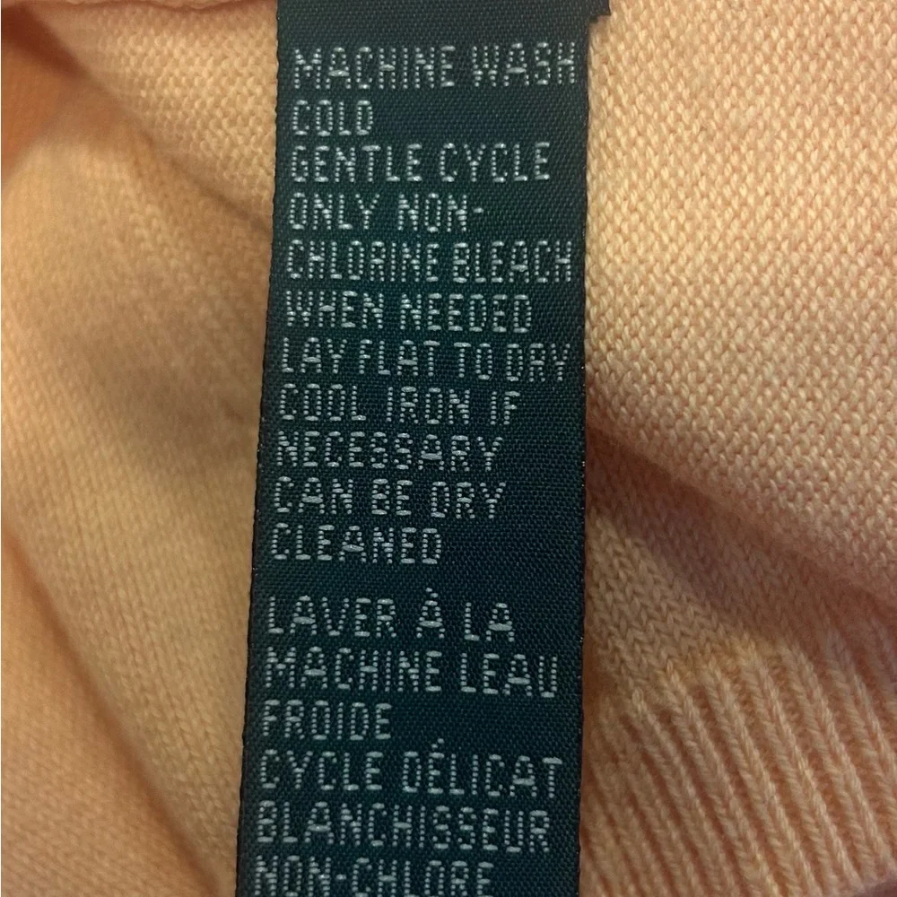 🧡”Lauren Ralph Lauren” Orange Sherbet  Tank Sweater Cardigan Set Size PL 🍑 - Picture 13 of 13